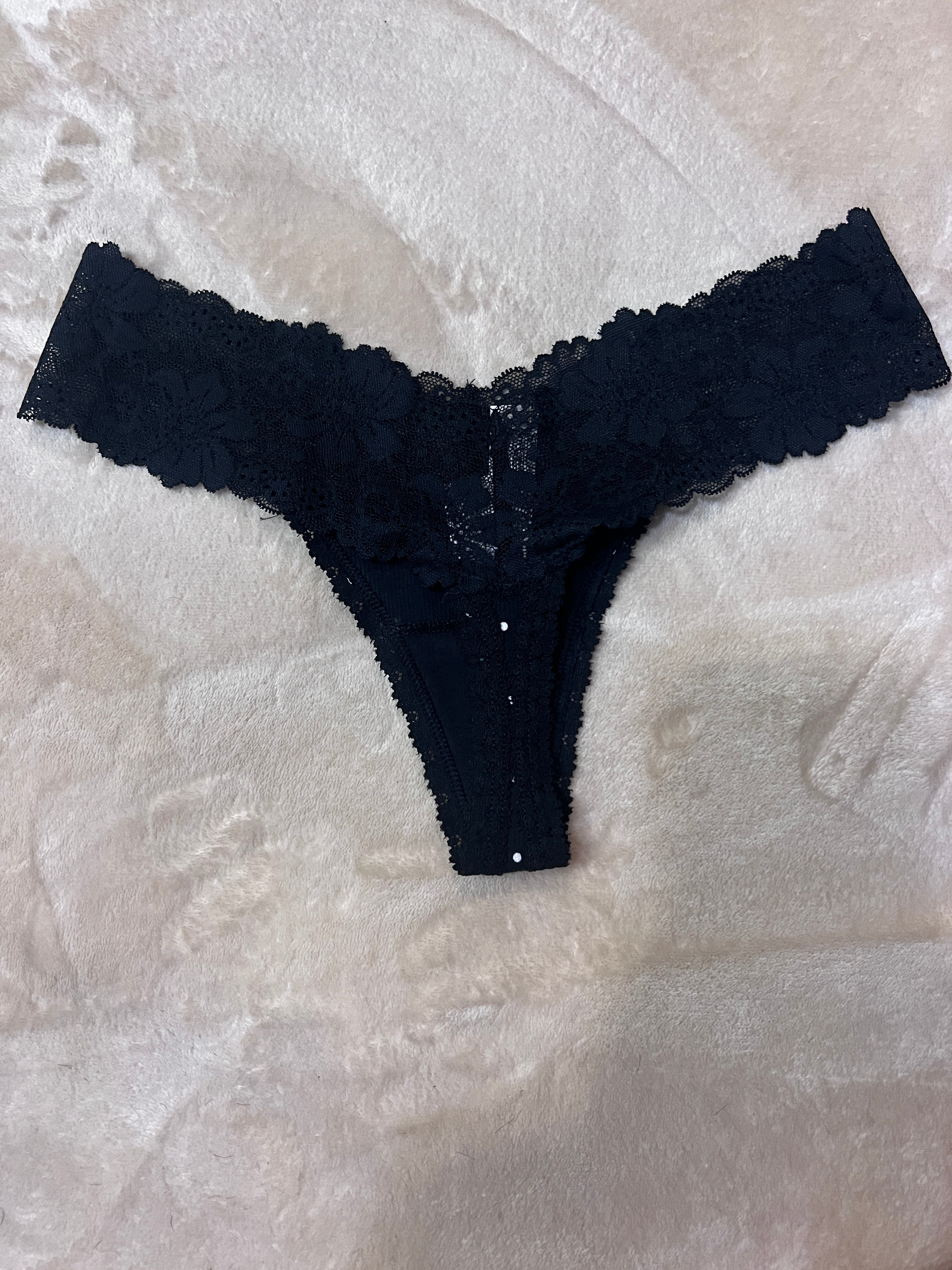 Maddie’s Worn VS lace Thong