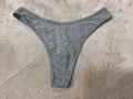Maddie’s Worn VS gray cotton Thong