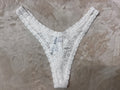 Maddie’s Worn VS white lace Thong