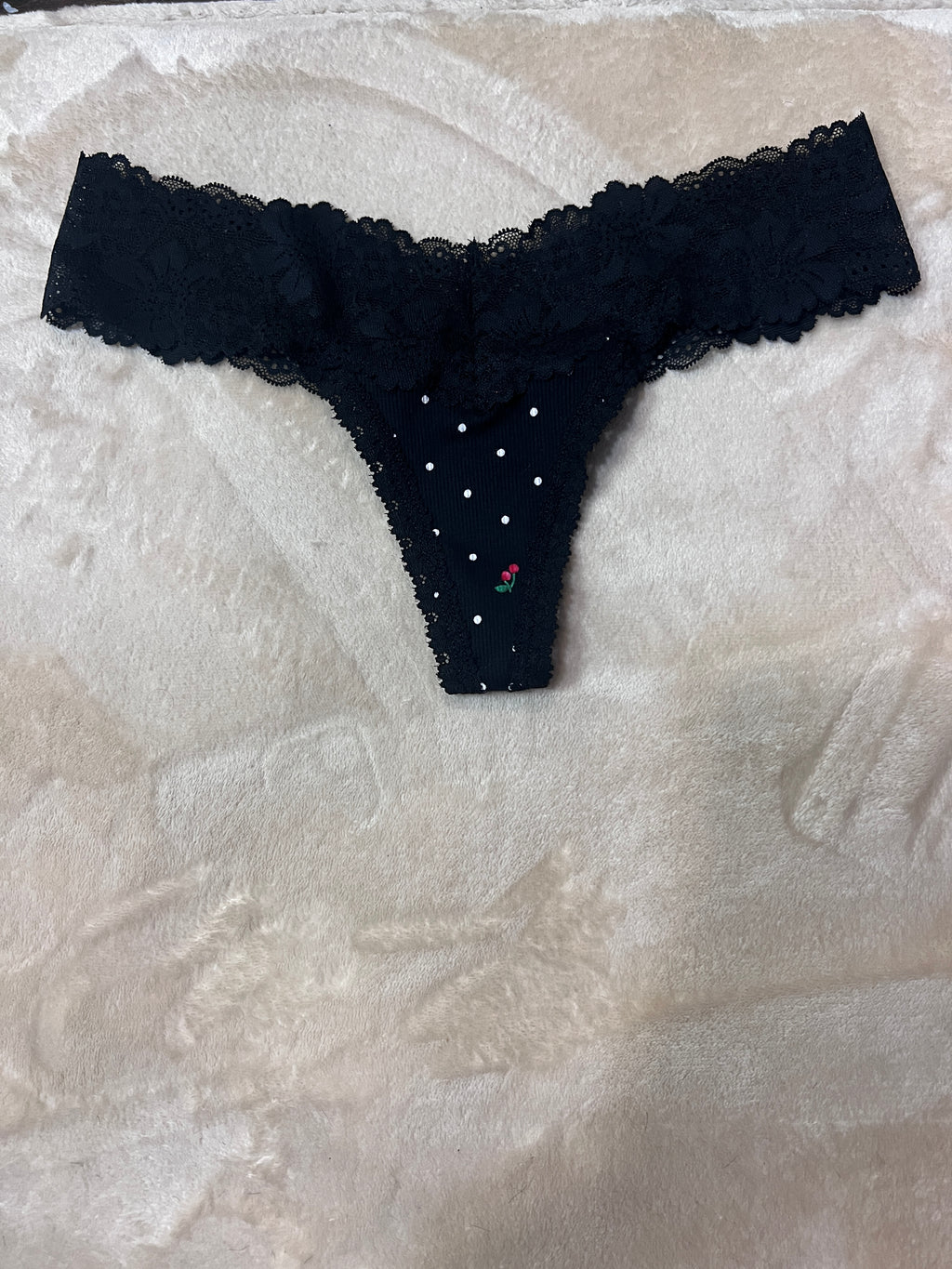 Maddie’s Worn VS lace Thong