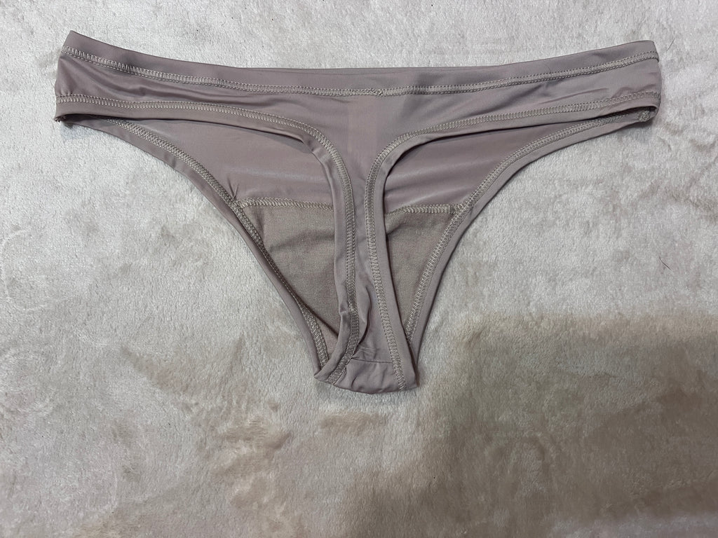 Maddie's 48 Hour Satin Like Thong Panties