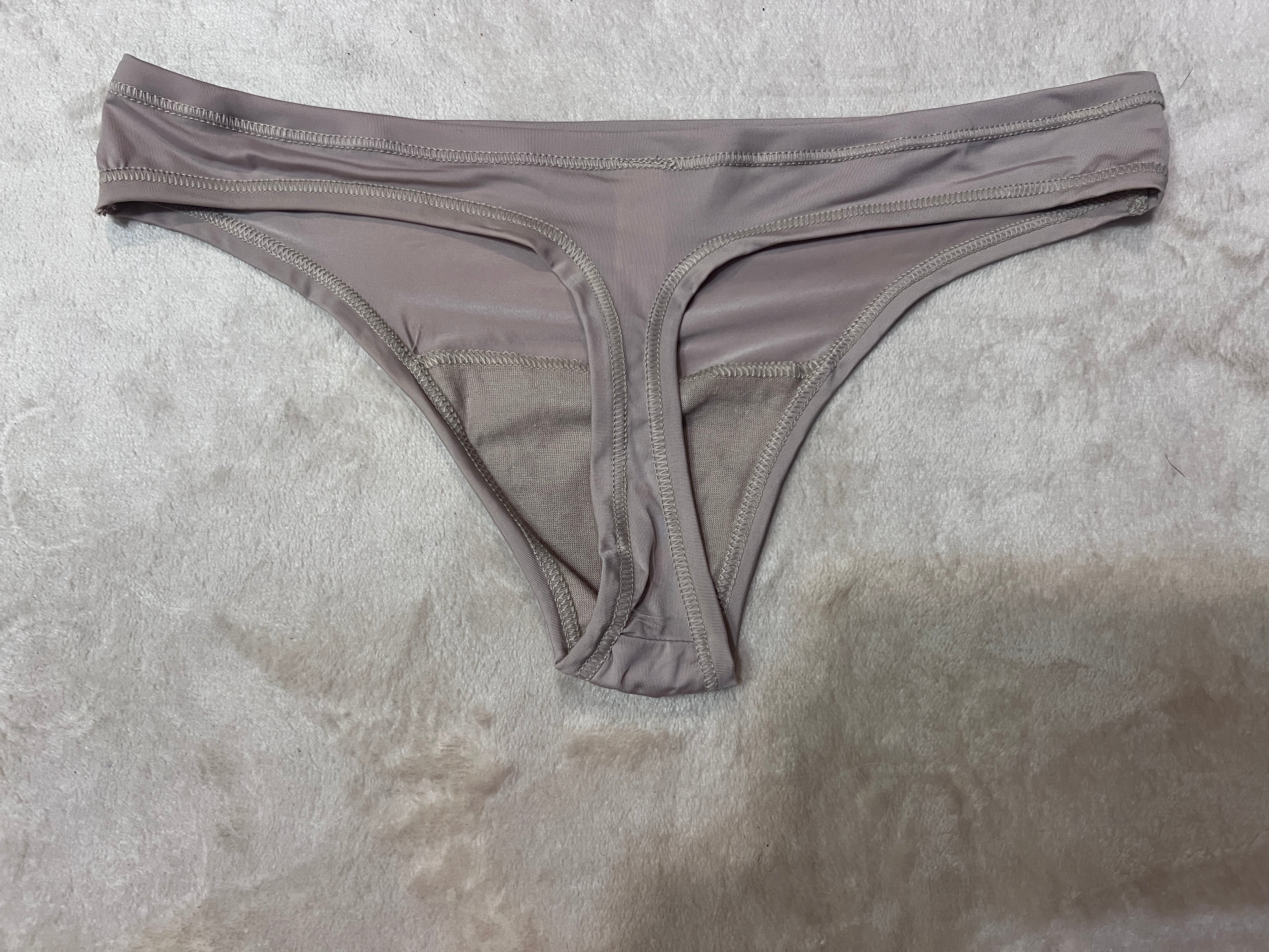Maddie's 48 Hour Satin Like Thong Panties