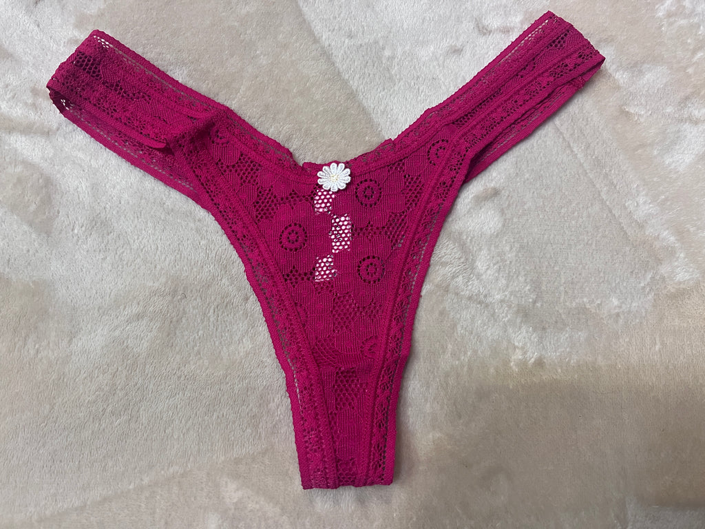 Maddie’s Worn VS Pink Thong
