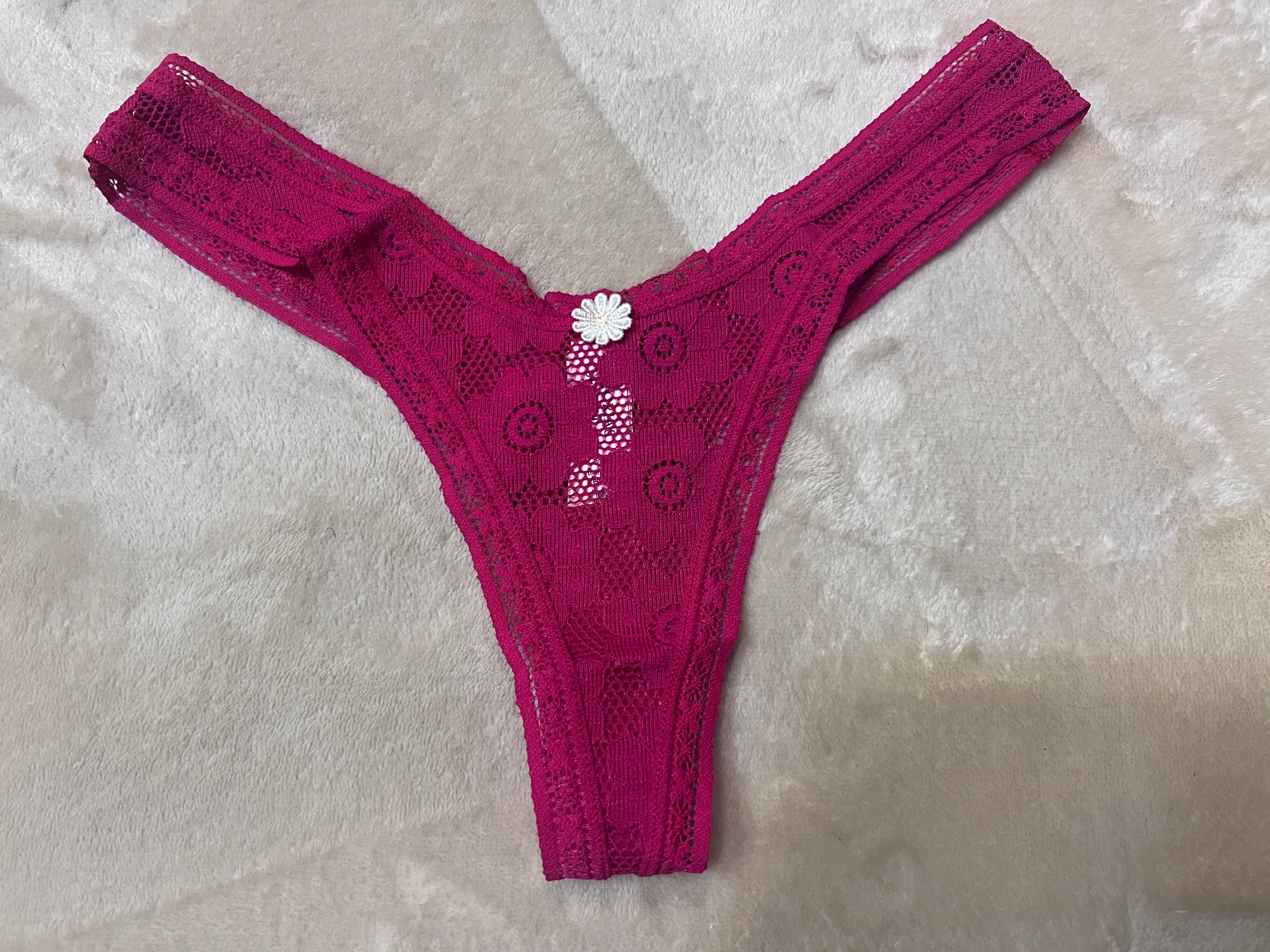 Maddie’s Worn VS Pink Thong