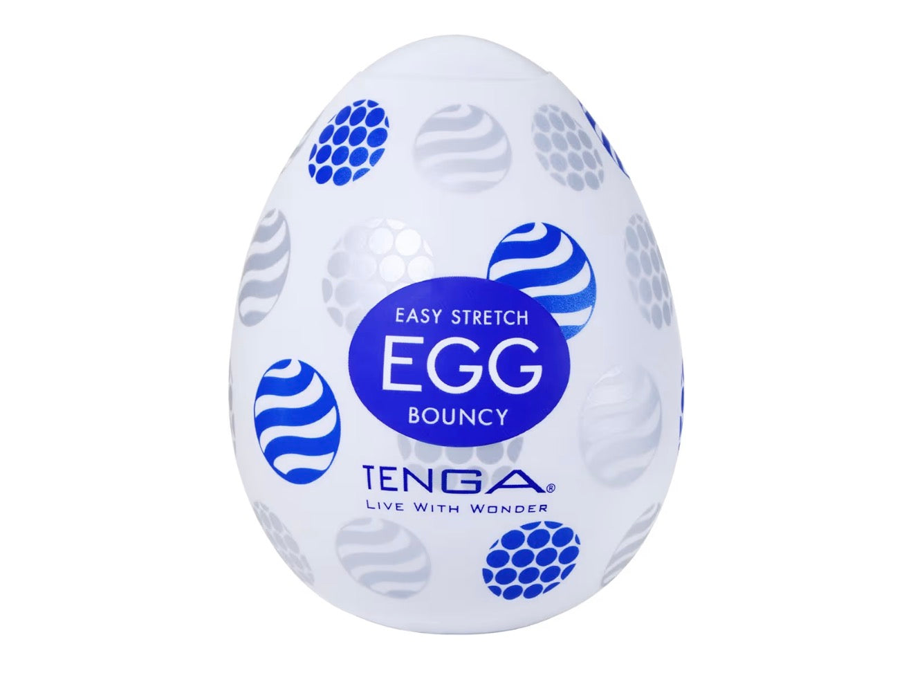 Tenga Bouncy Egg with pussy juices