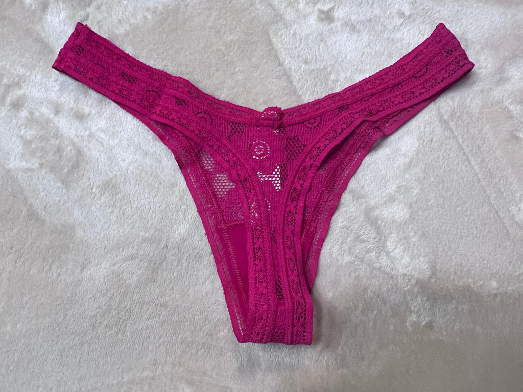 Maddie’s Worn VS Pink Thong