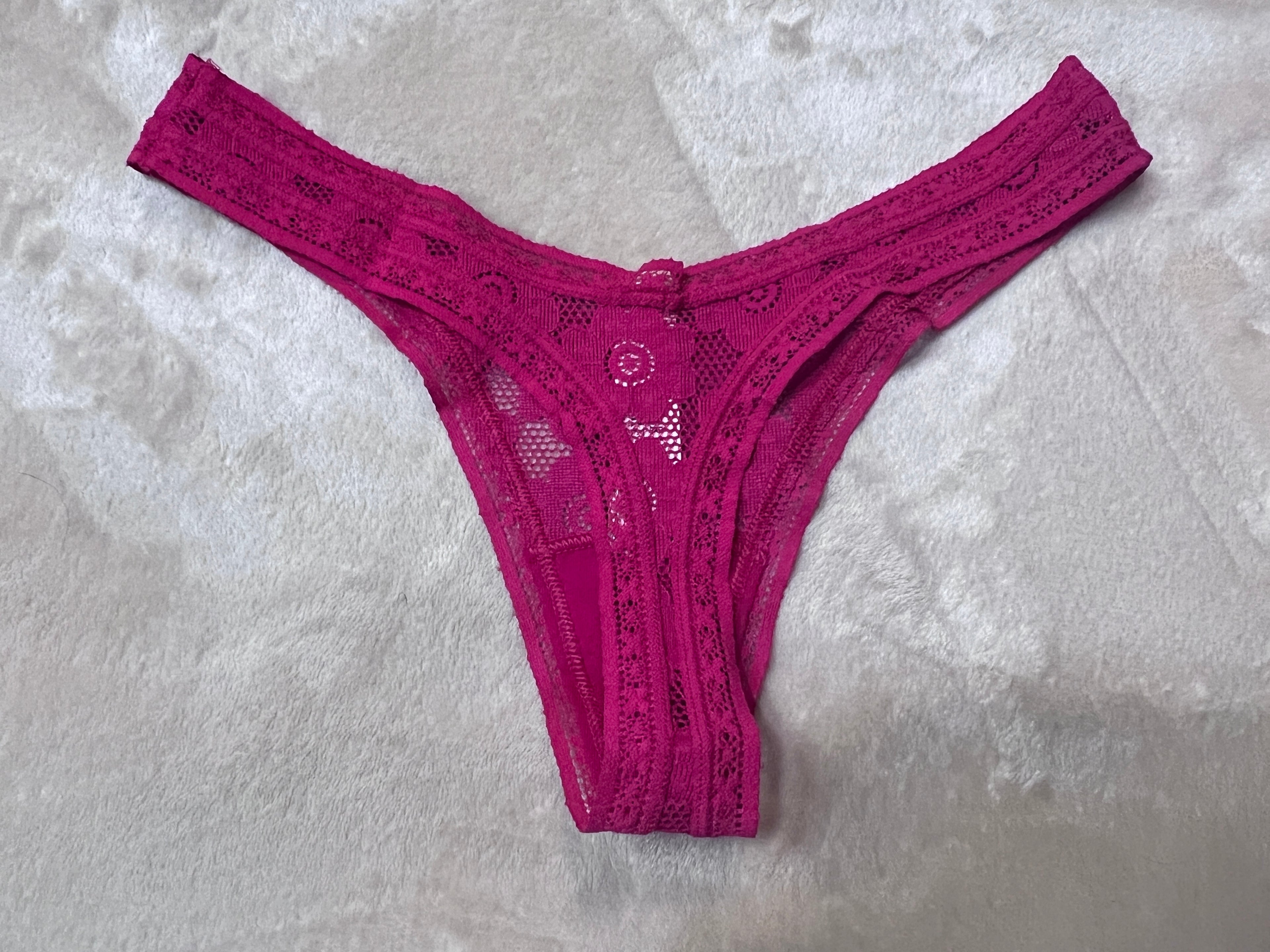Maddie’s Worn VS Pink Thong